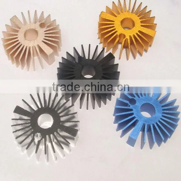 Precise cnc machined aluminum heatsink