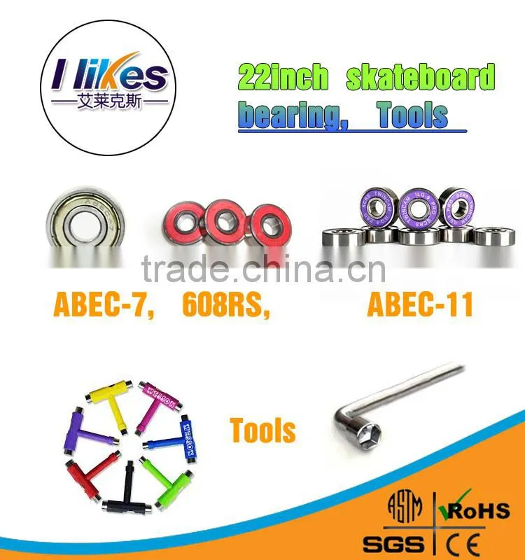 cruiser hand led longboard plastic skateboard