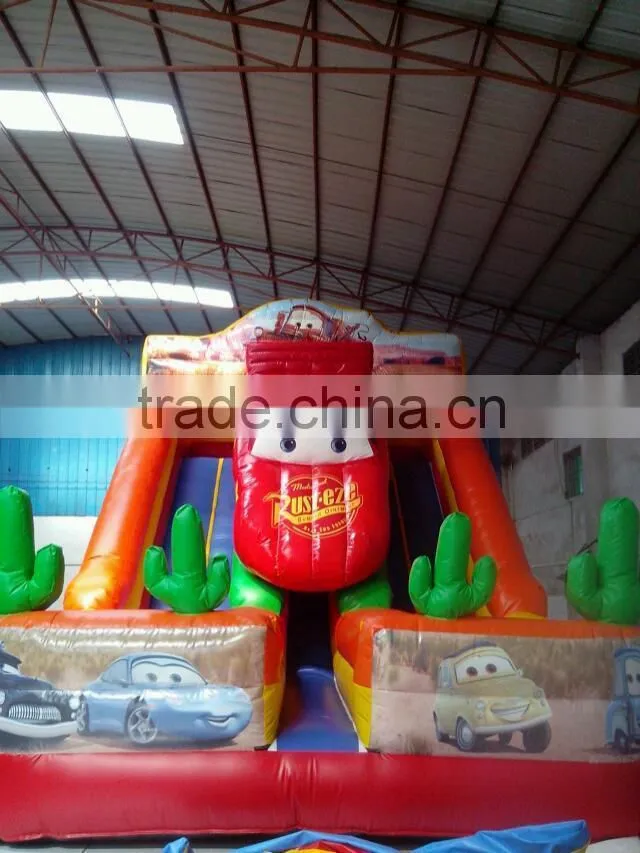 2015 Newest largest Car Inflatable Water Slides for USA Market