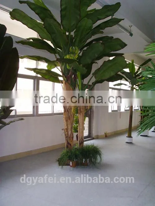 2014 the hot sale plant tree type large leaf evergreen leafartificial plants artificial banana plants