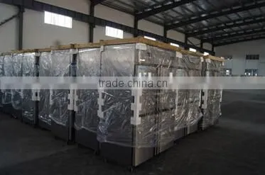 LC-1800 three glass open door Display Cooler