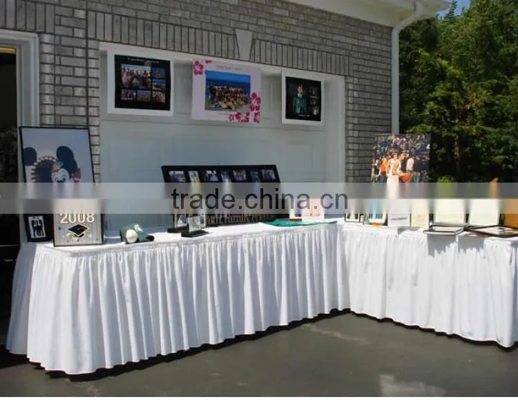 China manufacturing Double Layer Wedding and hotel Table Cloth