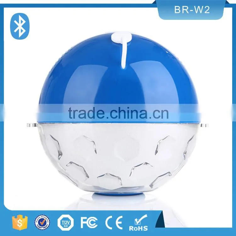 Ball design hot sale waterproof pool wireless stereo led bulb bluetooth floating speaker