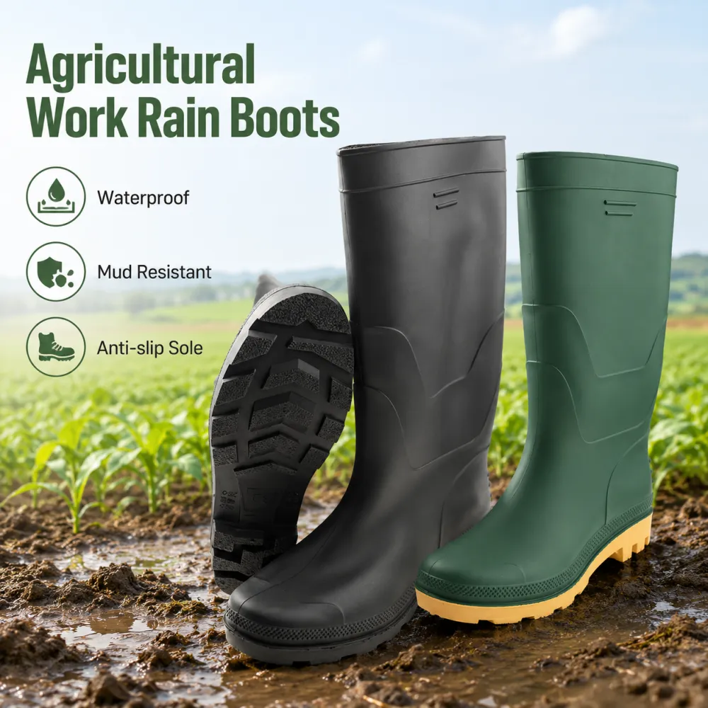 Regenschuhe für Landwirtschaft, Bau und industrielle Sicherheit