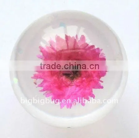 R20SXQ02 Transparent Flower-inside Globe
