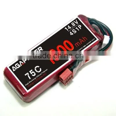 14.8v 1300mAh 75C racing Drone battery | LIPO Battery for FPV | XT60 connector HV lithium battery