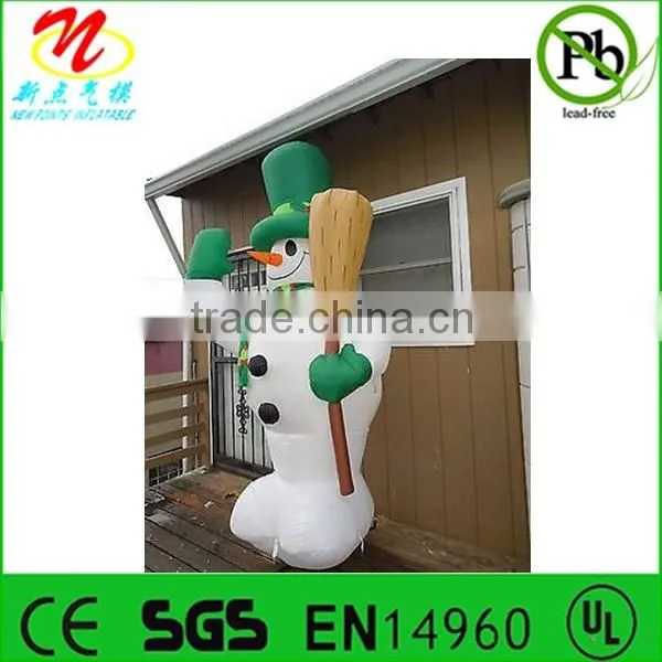 Gemmy inflatable snowman, airblown Christmas yard lawn decor