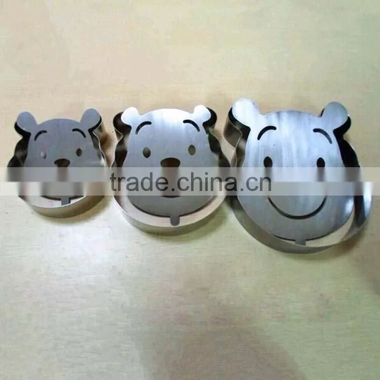 YangJiang factory different cute shape stainless steel cookie mould