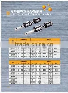 CNC machine cheaper Linear guide thk
