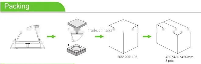2016 Hot sales 360 degree roatatable 26W gimbal led downlight for shop