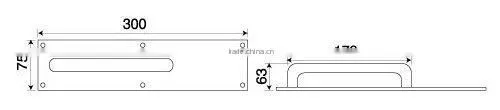 Door Handle for Fire Rated Door Security Bar