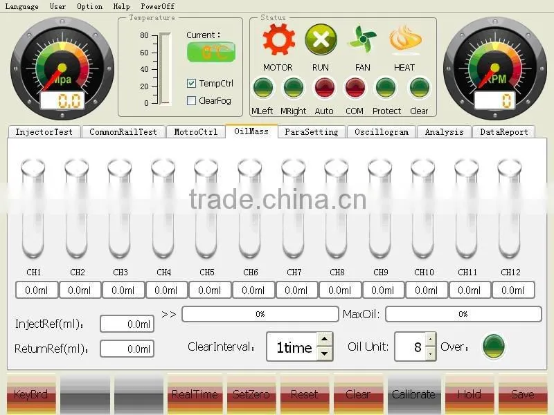 CR3000A Common Rail test bench to common rail pump and common rail injector testing/DENSO HP0 pump