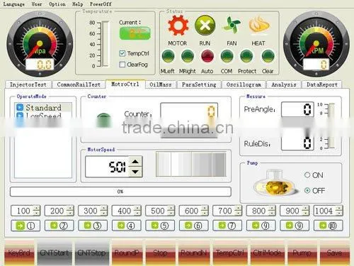 CR3000A Common Rail test bench to common rail pump and common rail injector testing/DENSO HP0 pump
