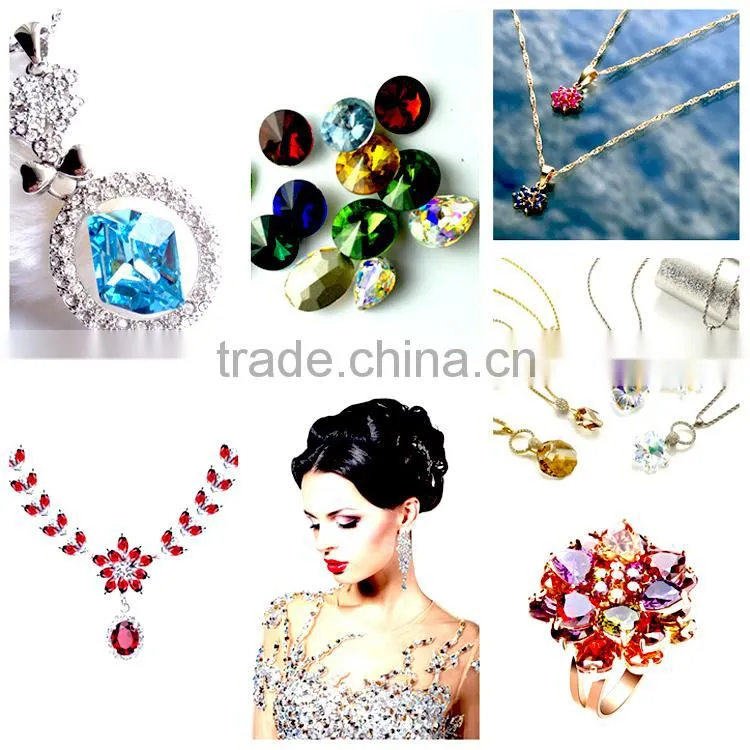 Preset crystal rhinestone rivet for leather and shoes