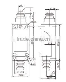 Limit Switch Water-Proof And Oil-Proof Construction