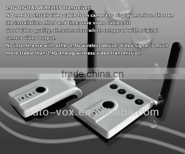 2400~2483.5Mhz 2.4G digital wireless transmitter and receiver for heavy duty vehicles
