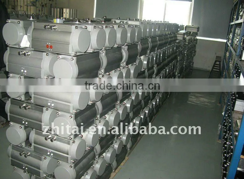 ZHITAI AT125DR series single acting pneumatic valve actuator/pneumatic actuator/miniature solenoid valve