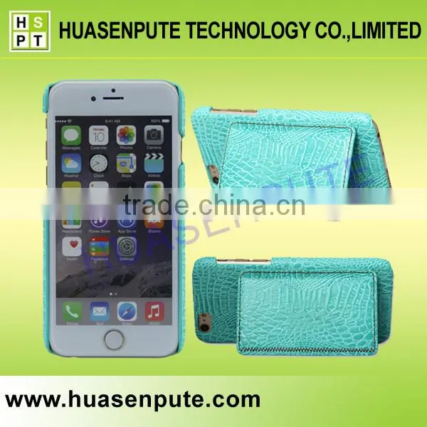 For Apple Iphone6 Compatible Brand and Leather Crocodile Skin Material Animal Phone Case