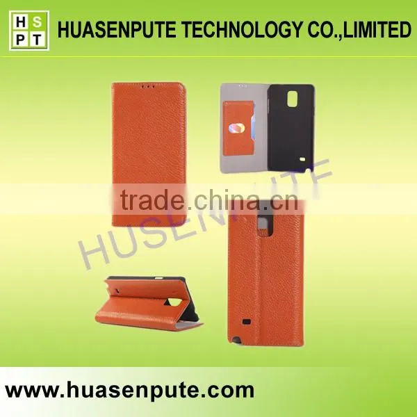 Fancy Leather Flip Magnetic Hidden Card Slot Stand Case Cover for Samsung Note4 Series