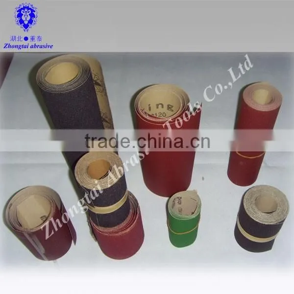 wet and dry waterproof abrasive paper roll 115mm*50m P120