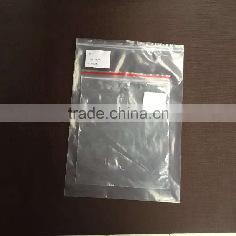 Printed PE Plastic zip lock bag /drug polyethylene packaging bag with zipper