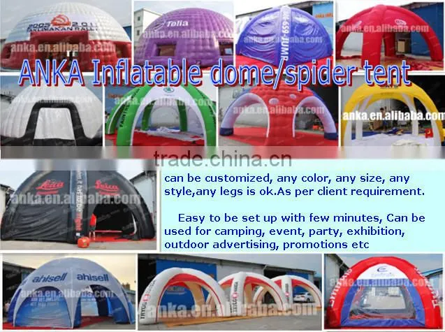 Customized high quality inflatable tent large inflatable lawn tent inflatable