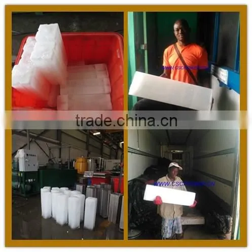 Brine 40kg block ice machine