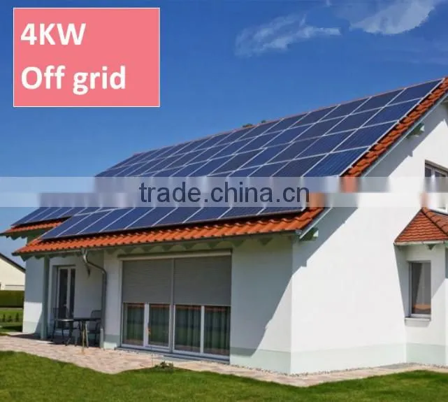 Good Quality and High Efficiency 4KW 96V Off Grid Solar Power System Home Use