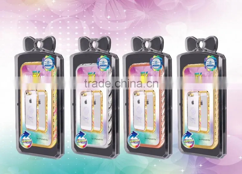 Premium Metal Bumper with Plastic Cover for iPhone 6 with Retail Packaging