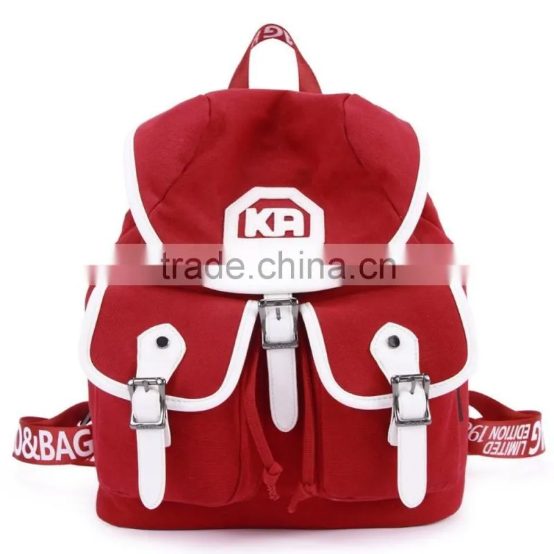 Alibaba China wholesale backpack canvas school bag