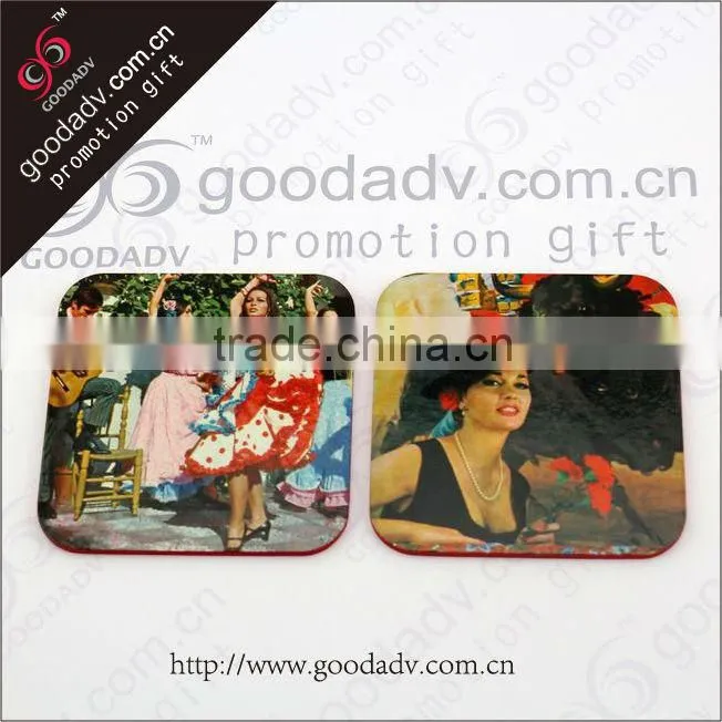Wholesale square beer drink custom made coasters printing your own design