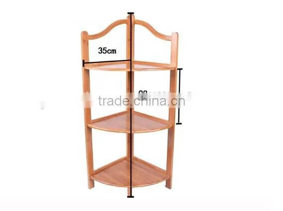 Bamboo Corner Storage Rack