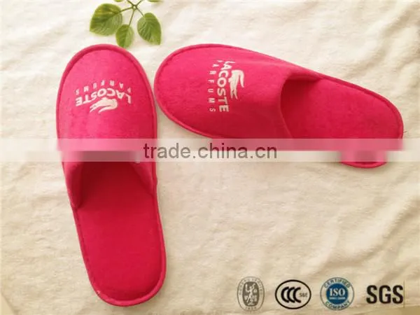 Hotel terry cloth slipper,personalized hotel slippers,washable hotel guest slippers