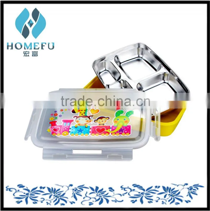 double layer stainless steel food container set