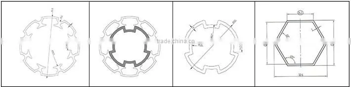 Brilliance High Performance Good Price Ellipse Alum Tube
