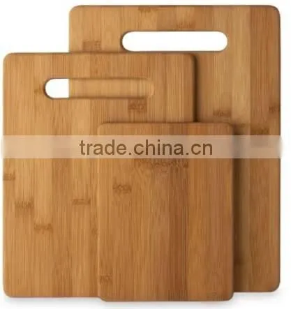 Totally Bamboo 3 Piece Bamboo Cutting Board Set, For Meat & Veggie Prep, Serve Bread, Crackers & Cheese, Cocktail Bar Board