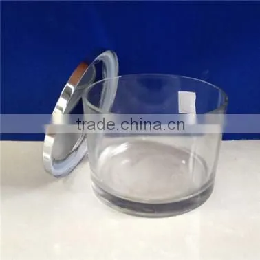 wholesale 700ml votive glass candle tealight jar holder with lid