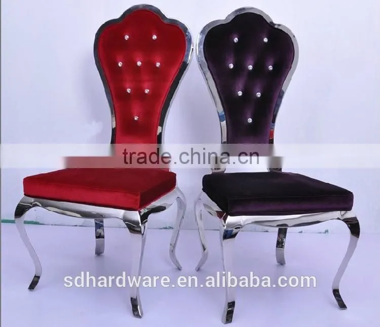 New products fabric upholstery decoration wedding chairs