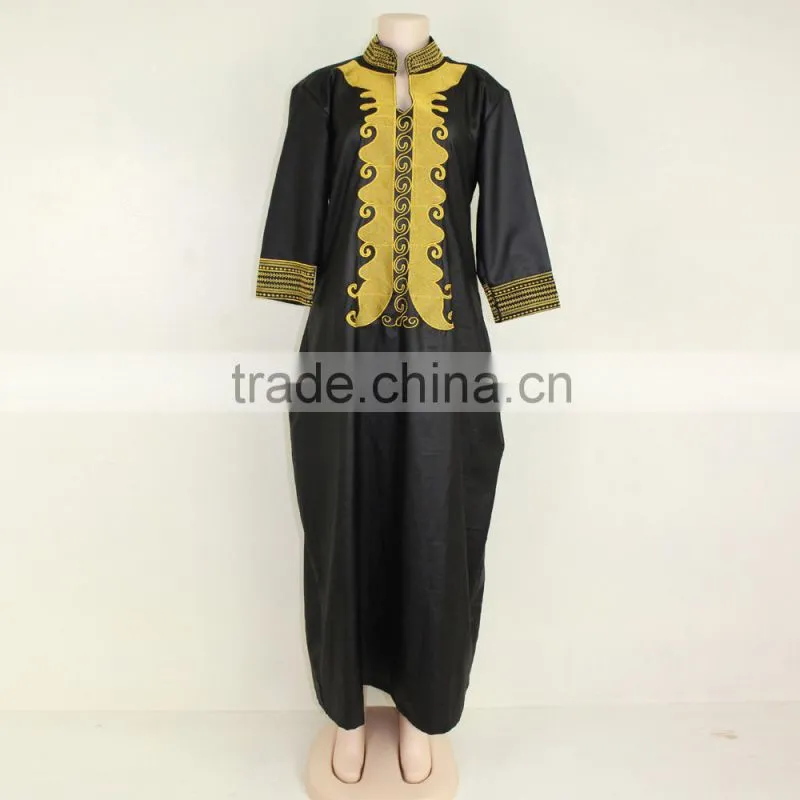 New arrival plus size clothing muslim unisex dress maxi dress 2016