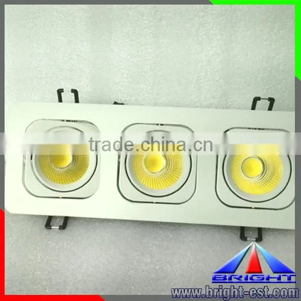 3 leds light,COB LED Downlight with 3 head