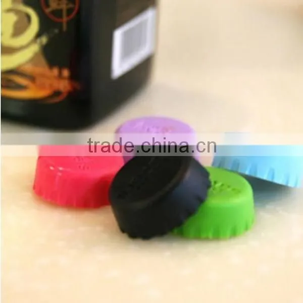 food grade colorful silicne rubber cap/stopper siicone bottle cap
