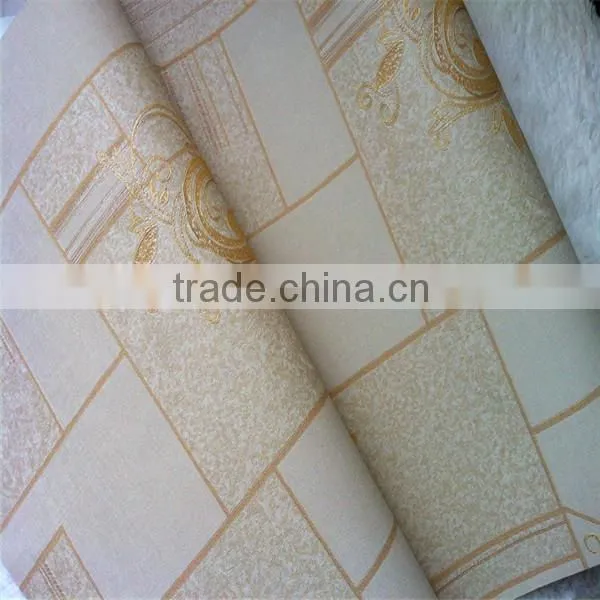 modern style wall paper gold