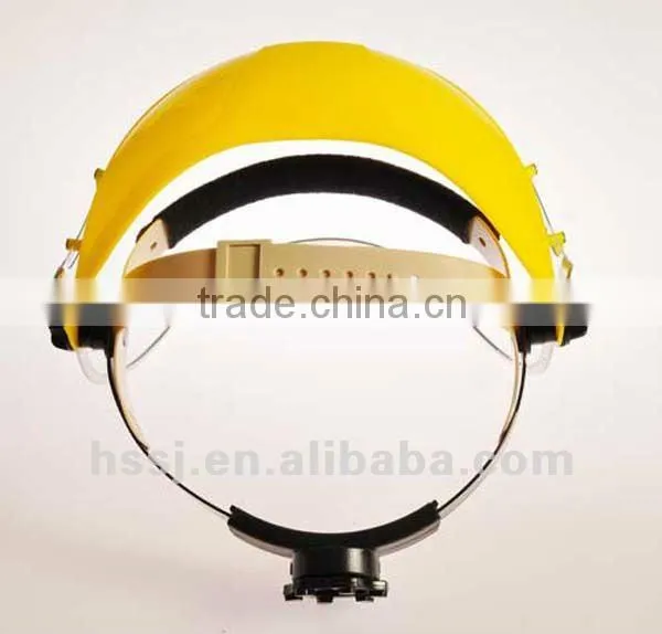 2016 half helmet with face shield CE standard PP headgear & wire mesh safety face shield PVC and PC face visor for helmet