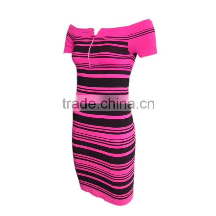 2016 women fashion summer dress off shoulder skirt