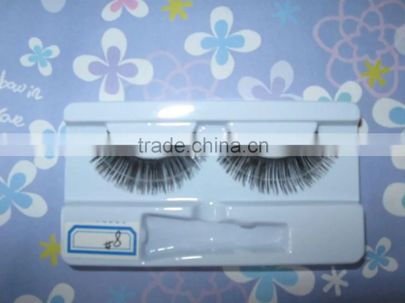 hand made synthetic hair strip eyelash worldbeauty