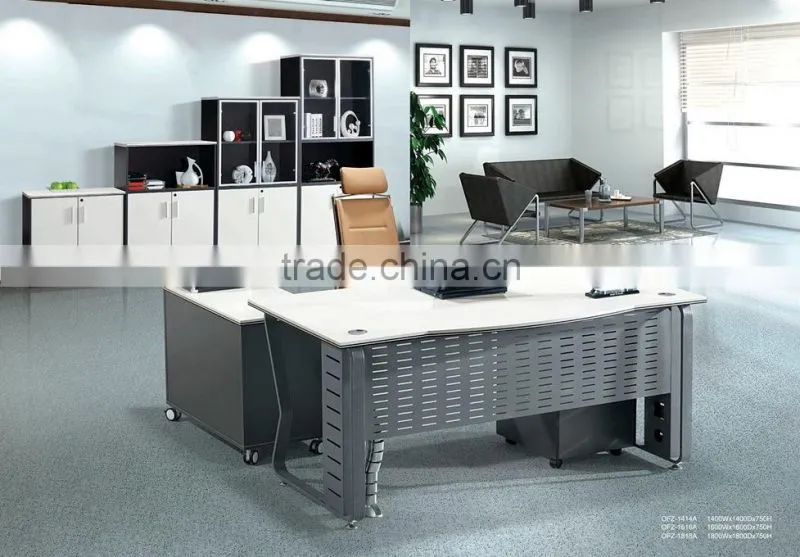 2015 China manufacturer hot sale office furniture wooden executive desk manager table office boss table GZH-1414