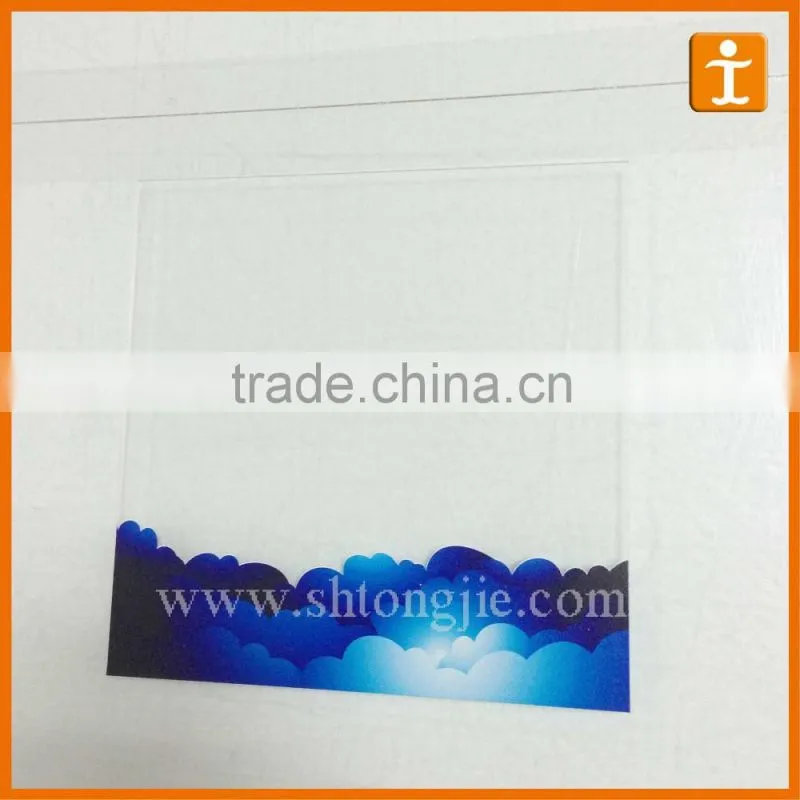 pvc sheet laminated sticker