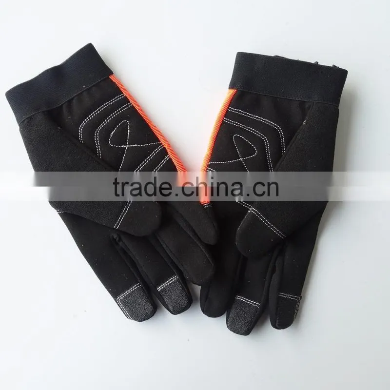 Microfiber and shockproof palm custom cycling gloves