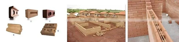 WANTE BRAND good quality WT2-40 manual clay interlocking brick making machine for small business