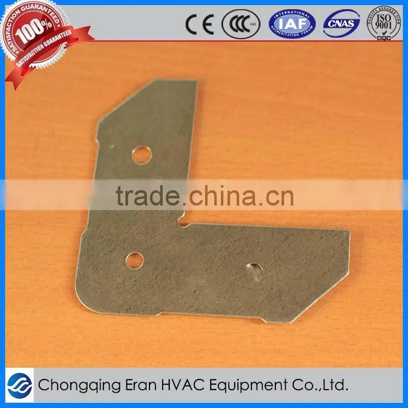 Flange sheet metal corner